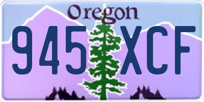 OR license plate 945XCF