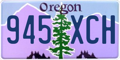 OR license plate 945XCH