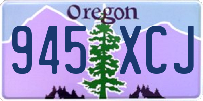 OR license plate 945XCJ