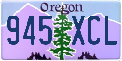 OR license plate 945XCL
