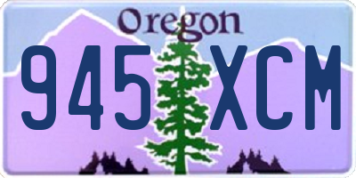 OR license plate 945XCM