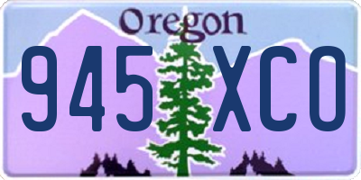 OR license plate 945XCO