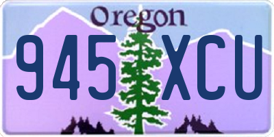 OR license plate 945XCU