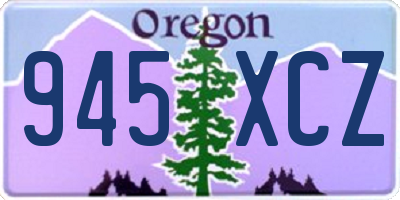 OR license plate 945XCZ
