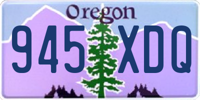 OR license plate 945XDQ