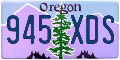 OR license plate 945XDS