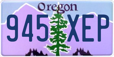 OR license plate 945XEP