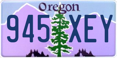 OR license plate 945XEY