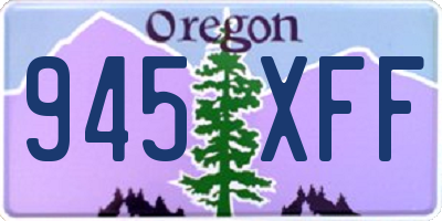 OR license plate 945XFF