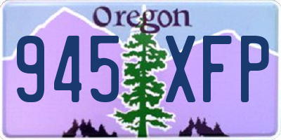 OR license plate 945XFP