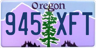 OR license plate 945XFT