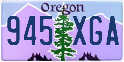 OR license plate 945XGA