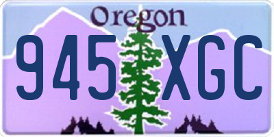 OR license plate 945XGC