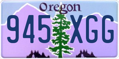 OR license plate 945XGG