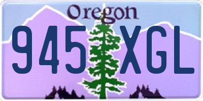 OR license plate 945XGL