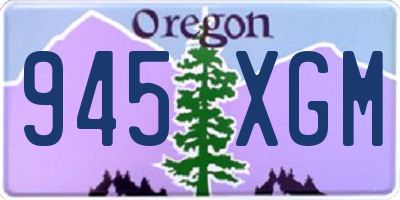 OR license plate 945XGM