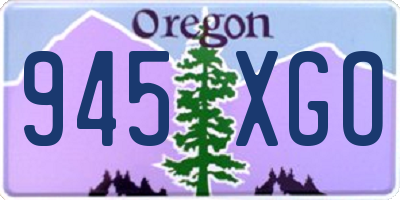 OR license plate 945XGO