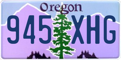 OR license plate 945XHG