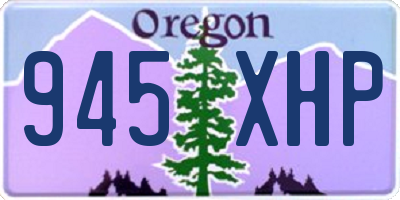 OR license plate 945XHP
