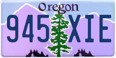 OR license plate 945XIE