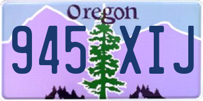 OR license plate 945XIJ