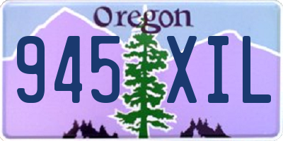 OR license plate 945XIL