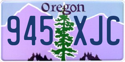 OR license plate 945XJC