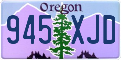 OR license plate 945XJD