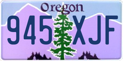OR license plate 945XJF