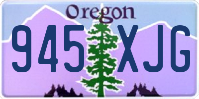 OR license plate 945XJG