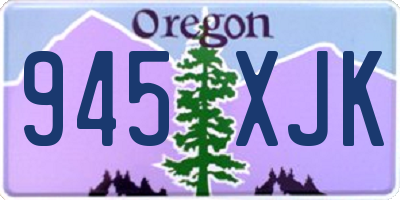 OR license plate 945XJK