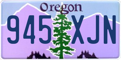 OR license plate 945XJN