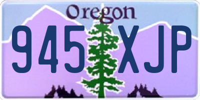 OR license plate 945XJP