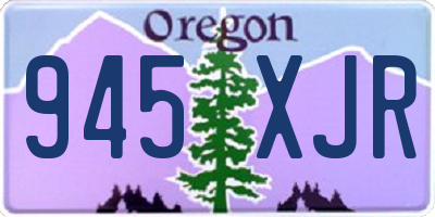 OR license plate 945XJR