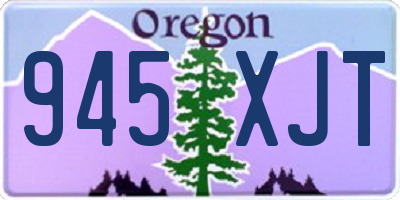 OR license plate 945XJT