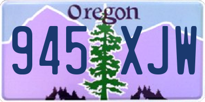 OR license plate 945XJW