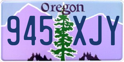 OR license plate 945XJY