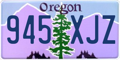 OR license plate 945XJZ