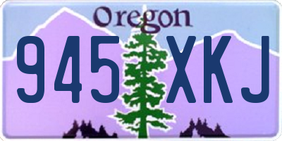 OR license plate 945XKJ