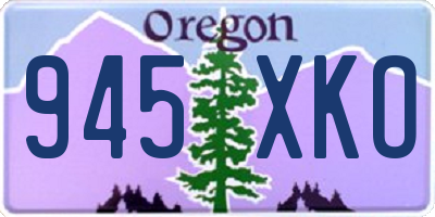 OR license plate 945XKO