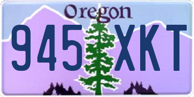 OR license plate 945XKT