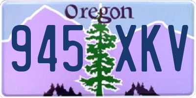 OR license plate 945XKV