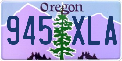 OR license plate 945XLA