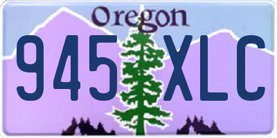 OR license plate 945XLC