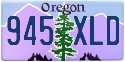 OR license plate 945XLD