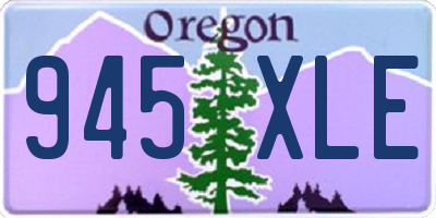 OR license plate 945XLE