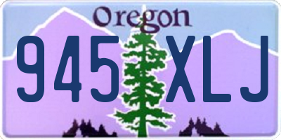 OR license plate 945XLJ