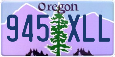 OR license plate 945XLL