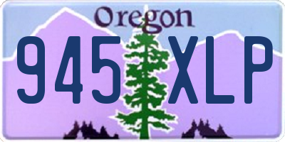 OR license plate 945XLP
