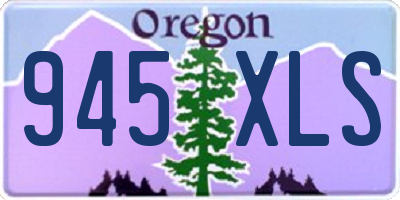 OR license plate 945XLS